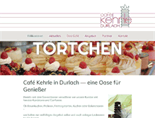 Tablet Screenshot of cafe-kehrle.de